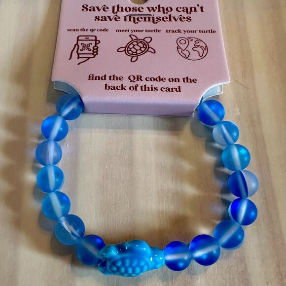 Blue Turtle Tracking Bracelet - Picture 1 of 1